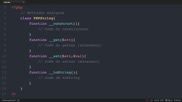 Short video - getter, setter, toString (les méthodes magiques en PHP)