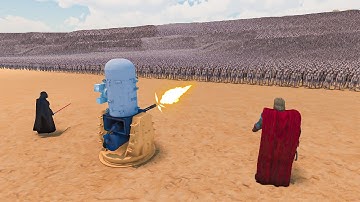 PHALANX, THOR & VADER vs 1,000,000 ZOMBIES | Ultimate Epic Battle Simulator 2 UEBS 2