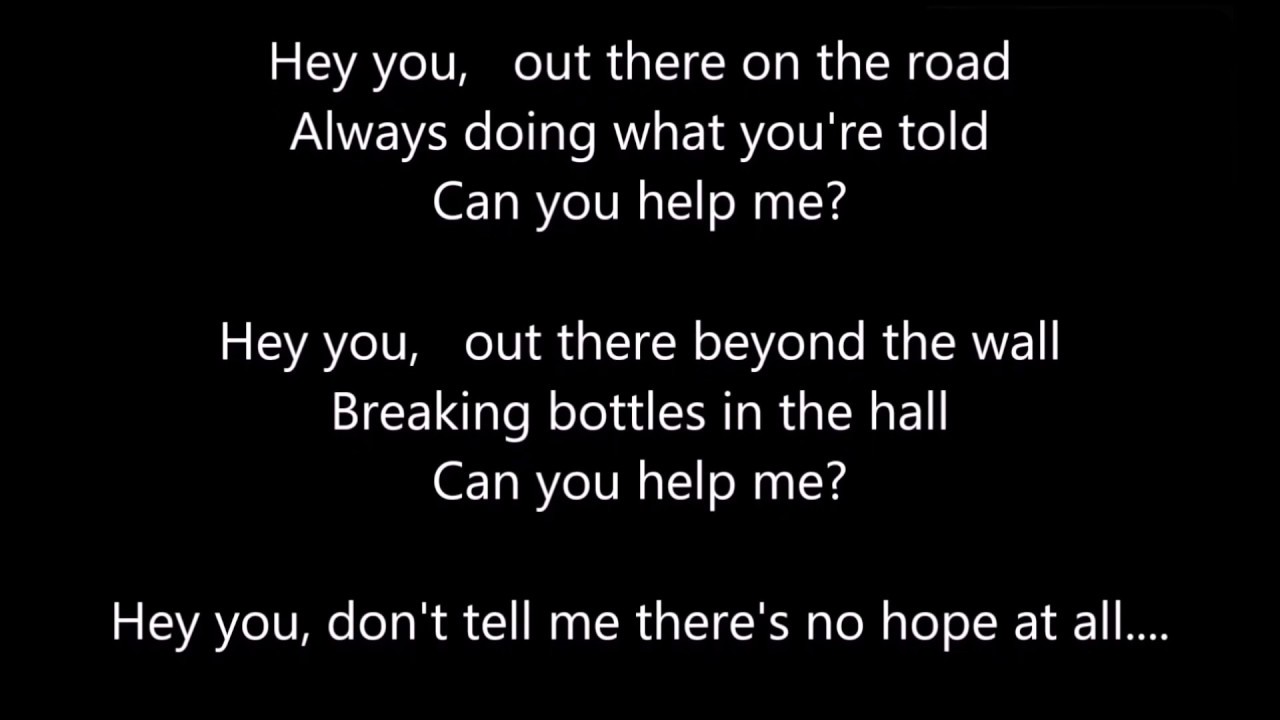 And I Say Hey Hey Hey Hey Lyrics