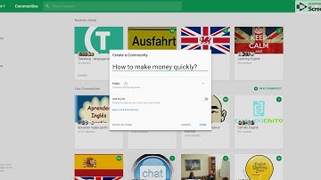 How to create a community on Google+