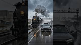 Audi RS7 and Steam Locomotive