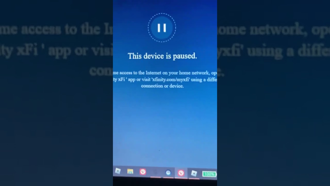 When your internet gets paused