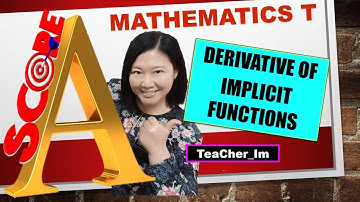 FORM 6 MATH T STPM SEM 2 - DIFFERENTIATION OF IMPLICIT FUNCTIONS.
