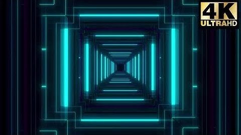 Neon Tunnel VJ Loop Stock Motion Graphics