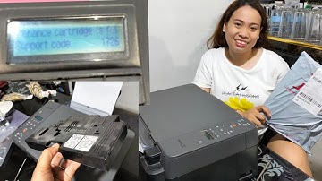 Canon G3020 Support Code 1726 | Maintenance Cartridge/Box | How to fix Step by step