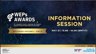 WEPs AWARDS 2024 - INFORMATION SESSION - May 21st