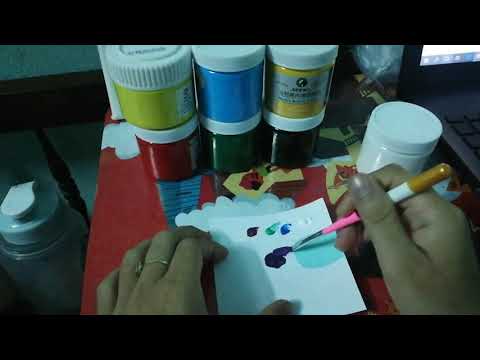 Cách Pha Màu Tím - Hướng dẫn pha màu tím bằng màu Acrylic