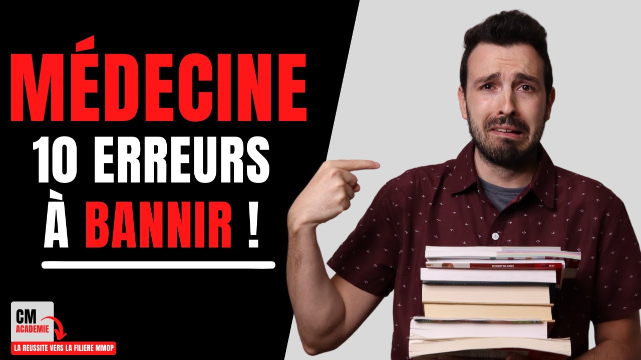 LICENCES LAS / PASS : ❌ Les 10 erreurs à bannir si tu veux réussir médecine !