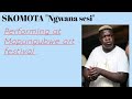 Skomota Ngwana sesi live at Mapungubwe art festival. he once said nna ke fetsa data bagalebe
