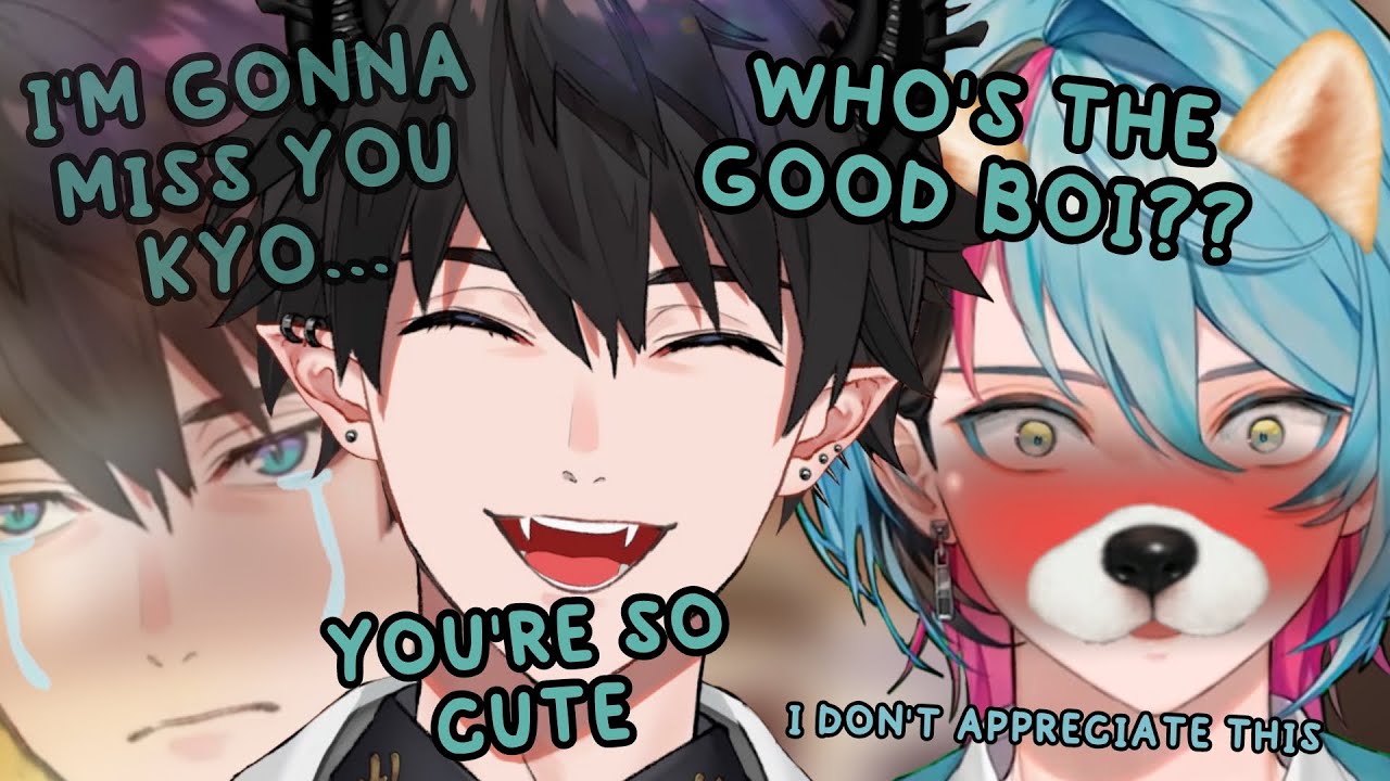 KYO HAD A BATHROOM BREAK, SO REN TOOK THE CHANCE TO DO THIS WHILE HE'S GONE 🩵💚