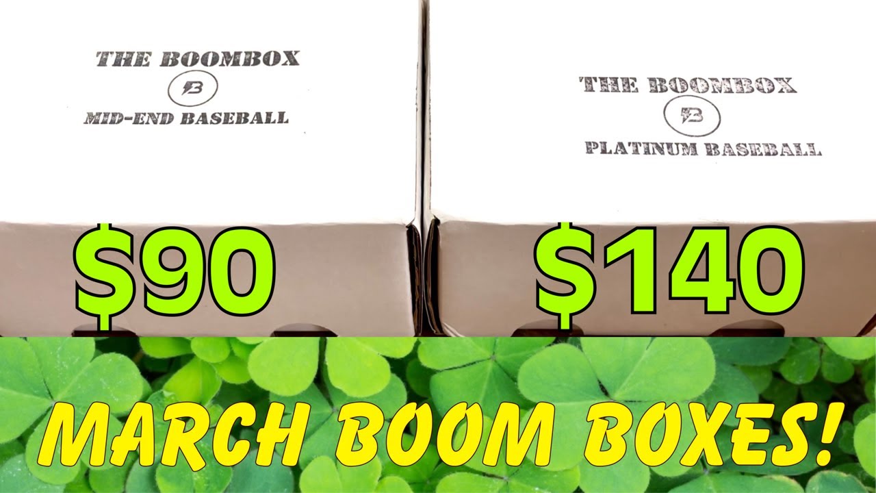 OPENING THE MARCH 2022 BOOMBOXES!  CAN I GET LUCKY?!