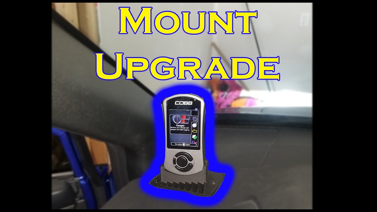 ISSYAUTO Cobb Accessport V3 Mount Holder For 2015-2021 WRX STI | Vent Mount With Cable Management