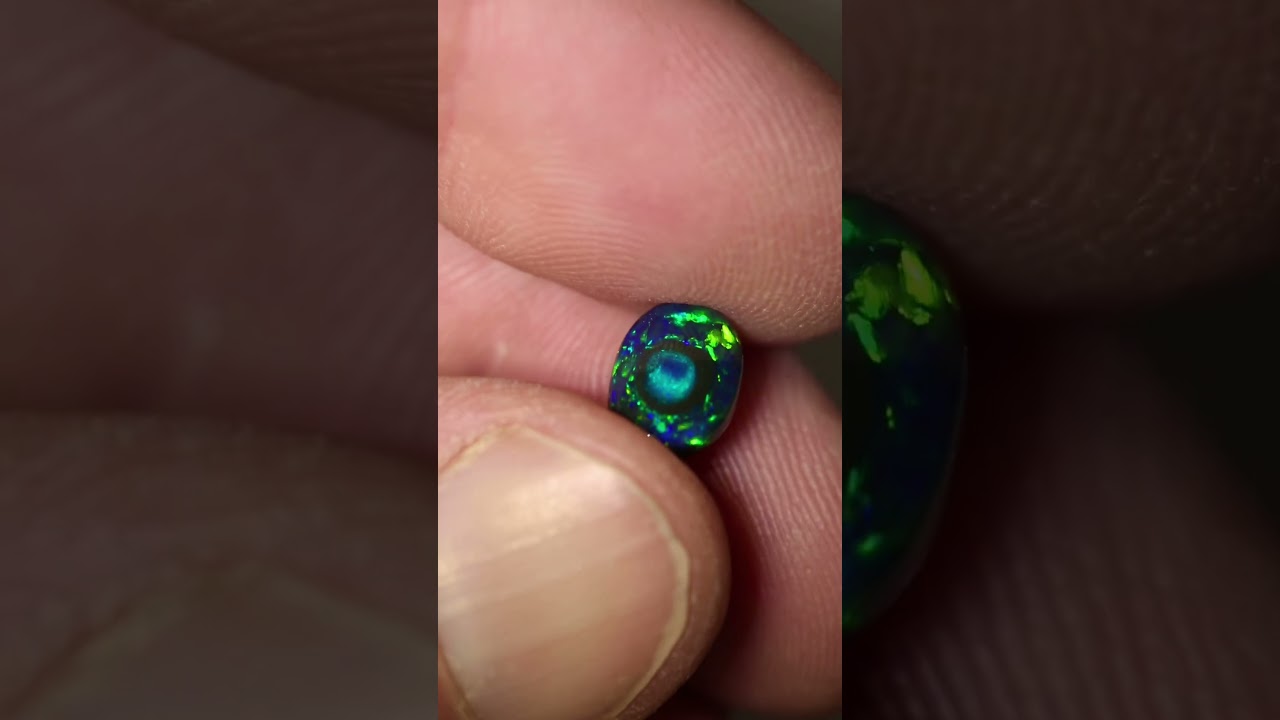 Most amazing black opal eye that follows you around 