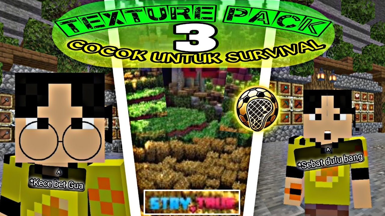 3 TEXTURE PACK MINECRAFT YANG COCOK BUAT SURVIVAL || ADA TEXTURE PACK ...