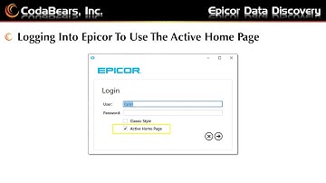 Data Discovery in Epicor 10.2.300
