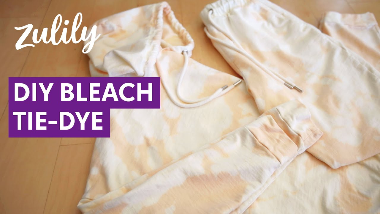 DIY Bleach Tie-Dye - YouTube