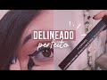 TESTANDO O DELINEADOR BRUSHSTROKE 24H DA MAC l traço mega fino