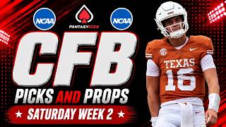 Best CFB Picks & Bets for Saturday 9/12 | Week 2 2 Best College Football Player Props For Saturday September 12th Prizepicks Cfb Picks