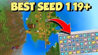 BEST GOD SEED FOR MINECRAFT BEDROCK AND POCKET EDITION | SEED MINECRAFT 1.19 | MINECRAFT SEEDS