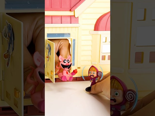 Satisfying Experience Masha and The Bear Toys | Who is That??? #short #toy