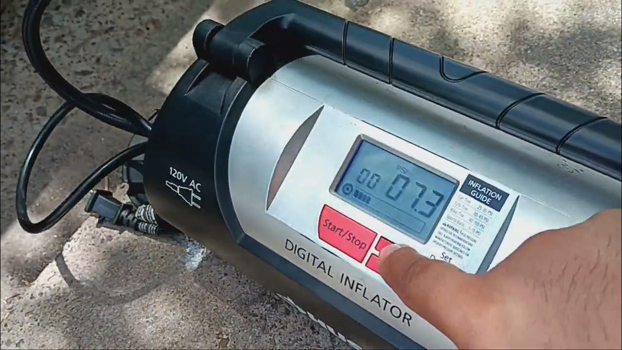 how to use husky tire inflator ac or dc? YouTube