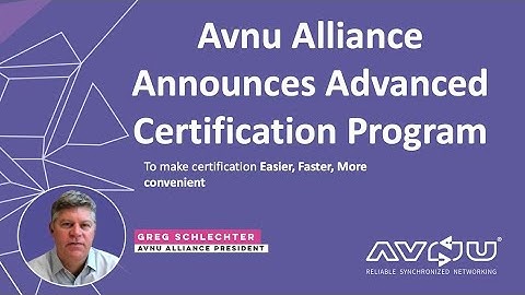 Avnu Alliance Milan Advanced Certification Program