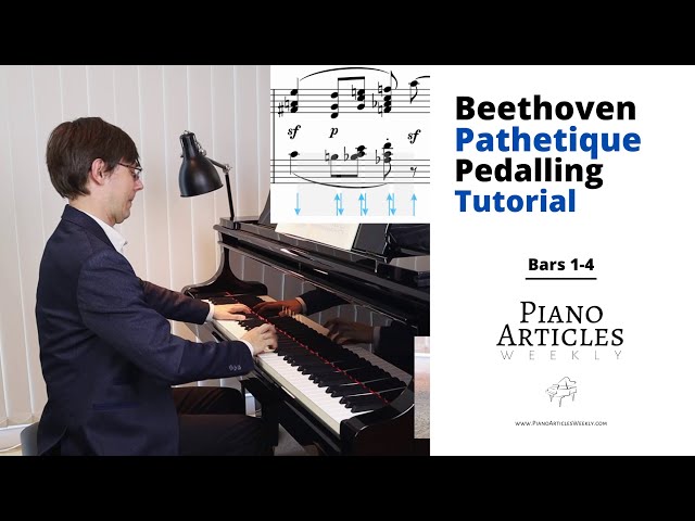 Beethoven Pathetique  Sonata - Pedalling Tutorial Masterclass (b. 1-4) Grave class=