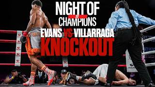 Brutal Left Hook Knockout Deangelo Evans Vs Ceaser Villarraga  Noc Xii  May 29th 2026