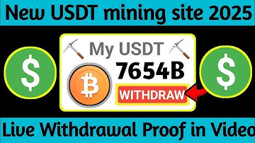 New Free USDT Mining Site 2025🔥Free Crypto Mining Site 2025✅Free BTC Mining Websites 2025