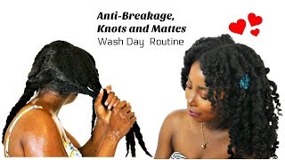 Wash Day Routine For Anti Breakage Hair Growth | 10 Tips  | Wash ➡ Style | Natural Hair