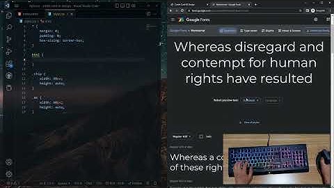 ASMR Programming | Credit Card UI Design using HTML and CSS [No talking]