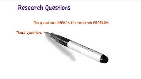 Conceptualizing research: The ProblemPurpose Statement and Questions PPS&Q