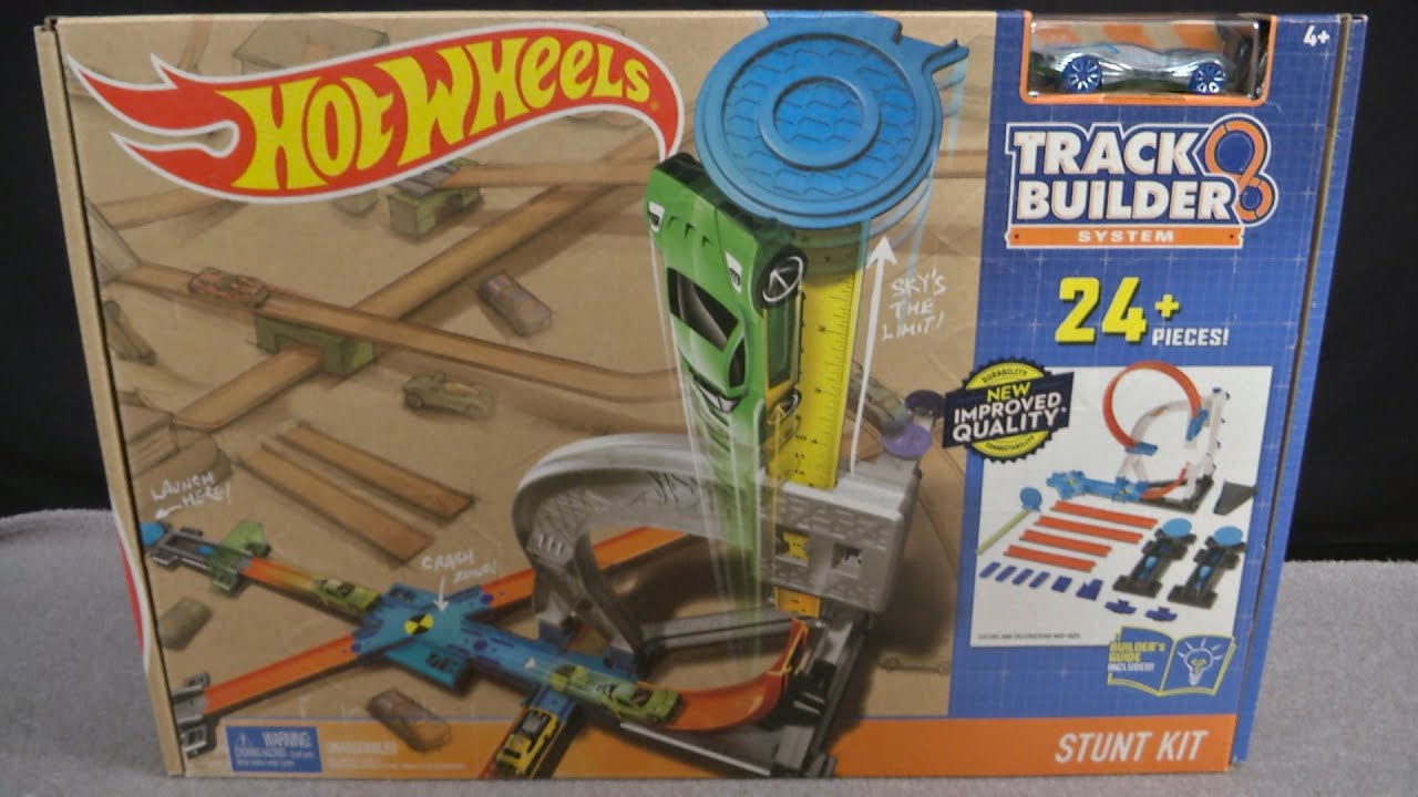 HotWheels Track Builder System Stunt Kit from Mattel - YouTube