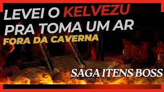 Levei o Kelvezu pra tomar um ar fora da caverna