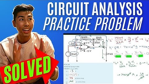 Intro to Circuit Analysis | Ch.5 (Op Amps) Operational amplifiers | Q.1: Assume the op amp is ideal