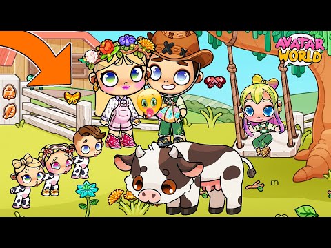 ВСЕ СЕКРЕТЫ ПАСТБИЩА 🐮👩🌾 ФЕРМА в AVATAR WORLD ИСТОРИЯ 💕 РУТИНА СЕМЬИ ОБНОВЛЕНИЕ СЕКРЕТЫ СЕРИАЛ