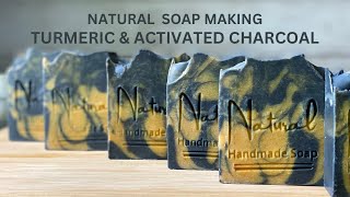 HOW TO MAKE TURMERIC & ACTIVATED CHARCOAL SOAP