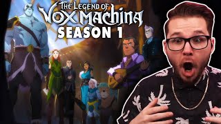 I Binged The Legend of VOX MACHINA For the FIRST TIME! (Season 1 ALL Episodes)
