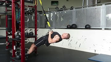 TRX Inverted Row Exercise - Lat Dominant
