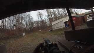 CVA WOLF 50 CAL MUZZLELOADER GROUPING AT 50 YDS!
