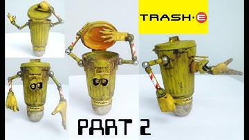 CMC TRASH-E pt.2. Community Mech Challenge scratch built, trash bashed, trashbot.