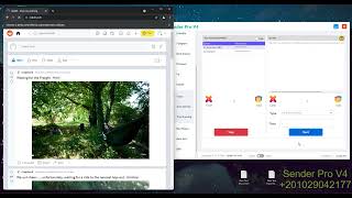 شرح اضافه قائمه حسابات لعمل تصويت  على ريديت Riddet ببرنامج Sender Pro V4.30 screenshot 5