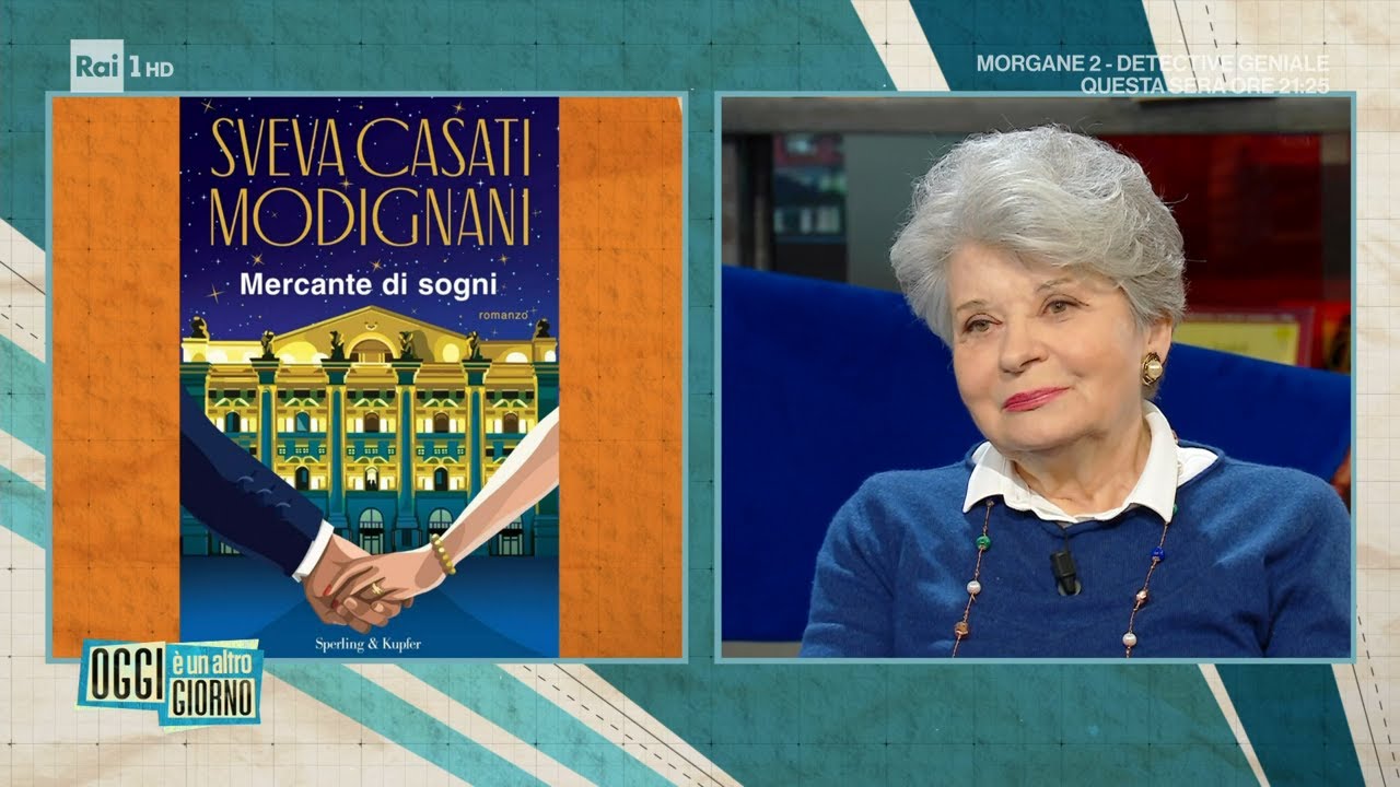 Sveva Casati Modignani, il nuovo romanzo tra passione e finanza Oggi è un altro giorno 04/10