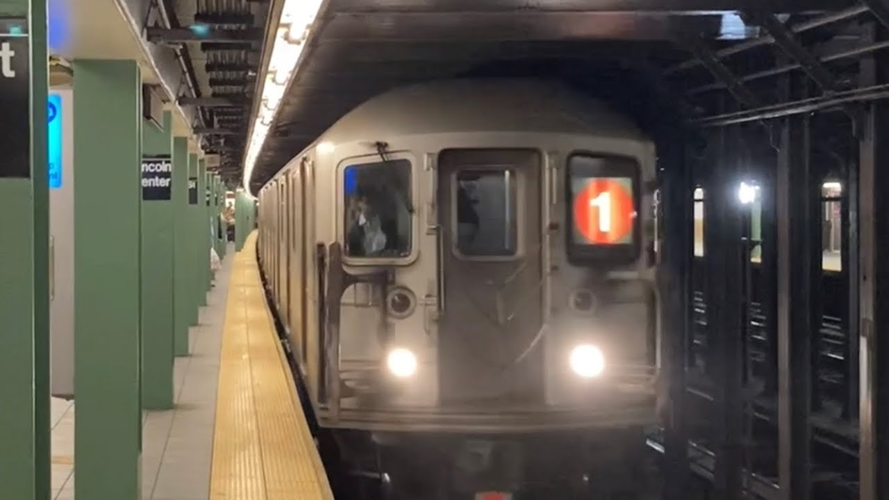 (1) Lcl (2) (3) (5) Exp Train Action at 66th Street-Lincoln Center