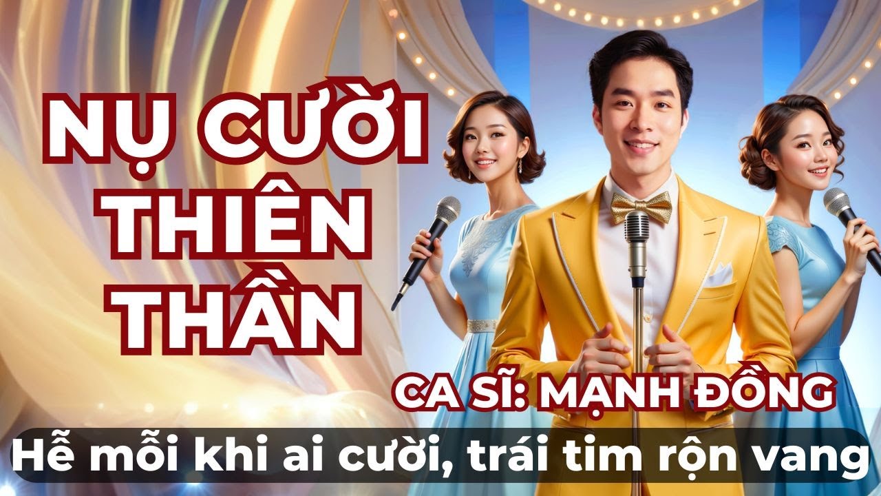 🎵NỤ CƯỜI THIÊN THẦN (Smile of an Angel) | MẠNH ĐỒNG & Bè Cadillac | Nhạc Anh Lời Việt | Lyric Video