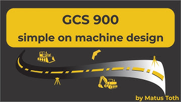 Trimble GCS900  CB460 simple design on machine