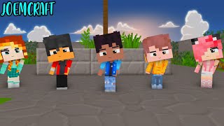 APHMAU FRIENDS CREW KIM, KC, PIERCE, NOI | CHICKEN WINGS MEME DANCE - Minecraft Animation