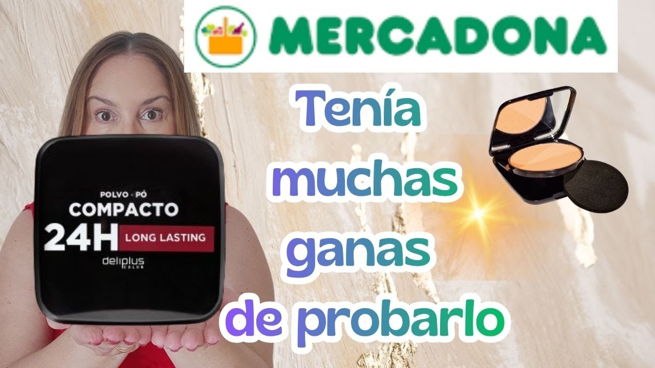 POLVOS COMPACTOS de MERCADONA 🌟¿Sabes cómo se usan? Los pruebo y te CUENTO TODO.