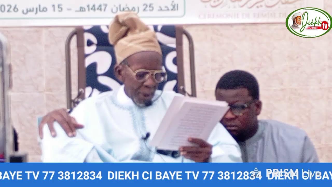 TAFSIR RAMADAN 2026 AL KHALIFA CHEIKH MOUHMADOUL MAHI IBRAHIM NIASLive streaming of DIEKH CI BAYE TV