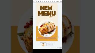 Canva Food Menu Design Tutorial 🍗 | Canva Food Menu Design Tutorial 🍗 |